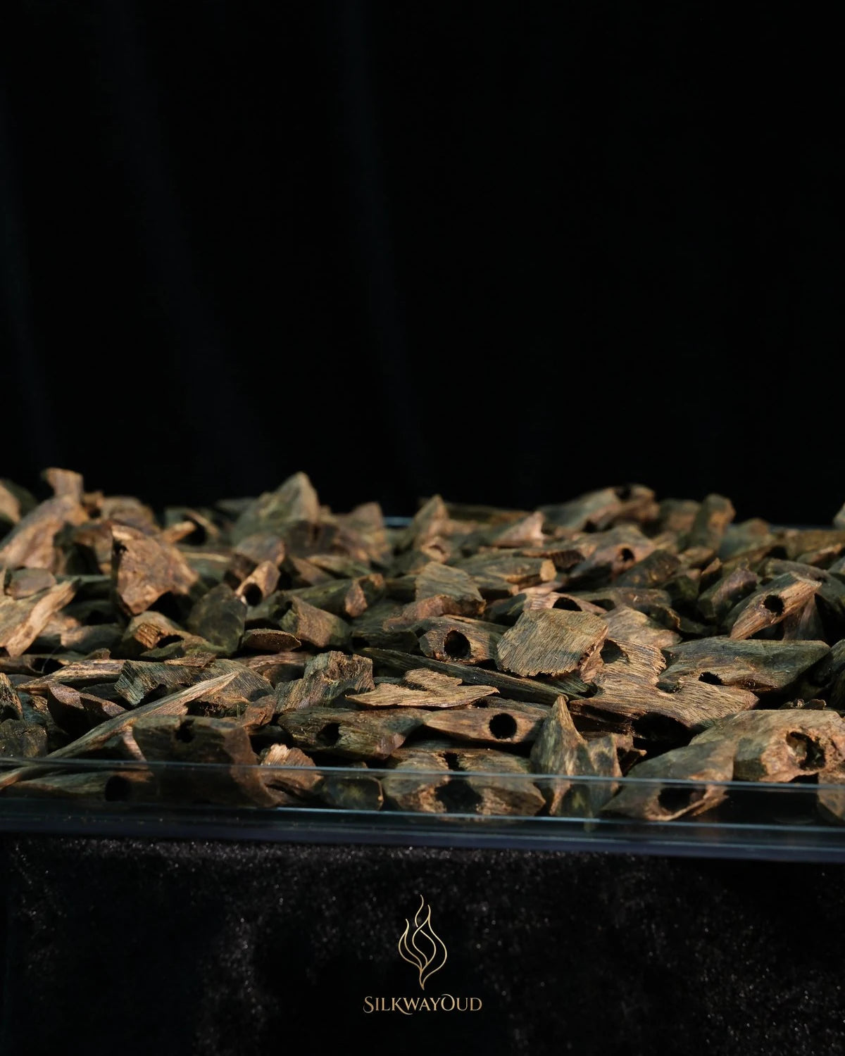 Agarwood heating chips for mabkhara use